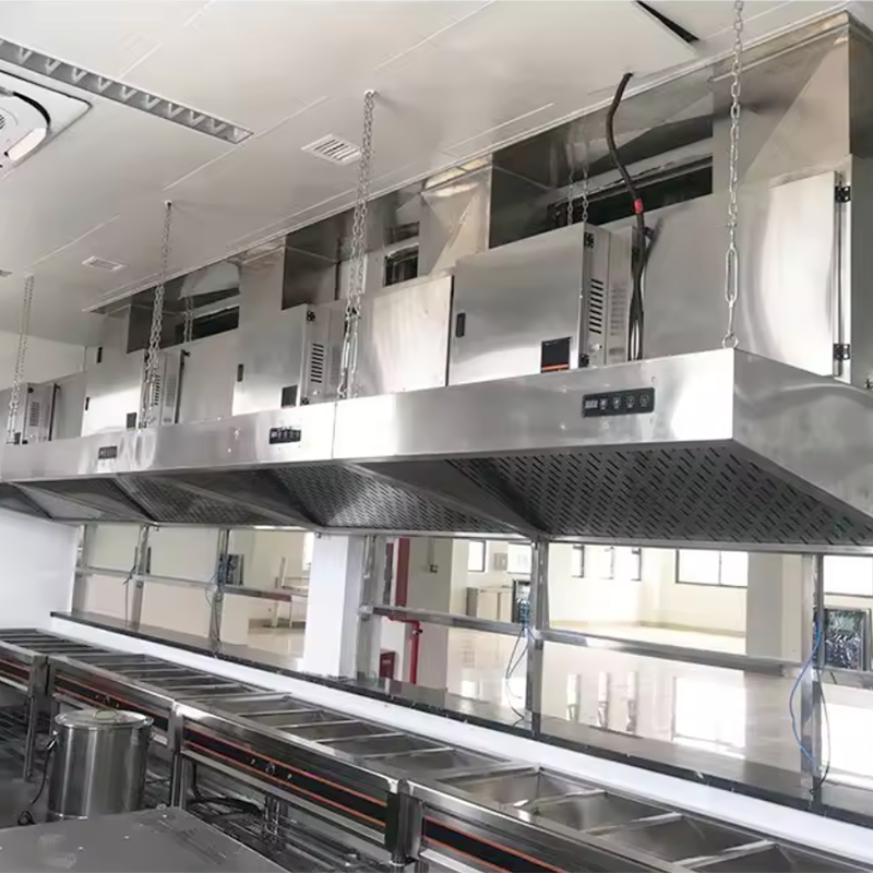 factory wholesale commercial kitchen range hood new gas removal machine for subtraction